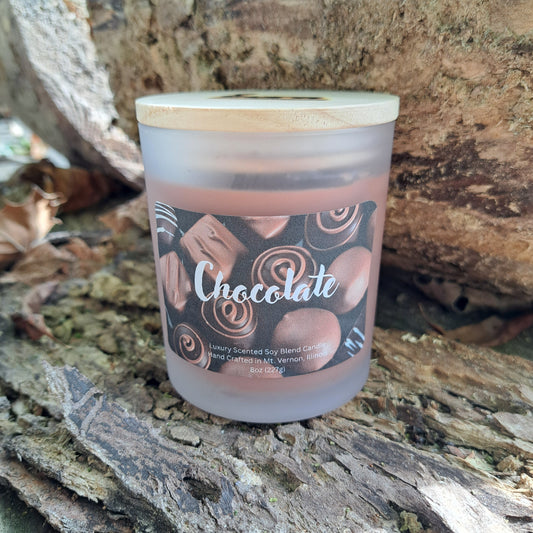 Chocolate 8oz Soy Blend Candle