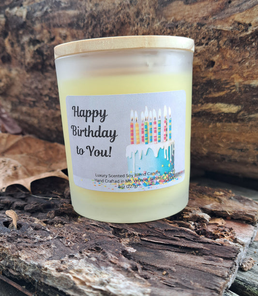 Happy Birthday to You 8oz Soy Blend Candle