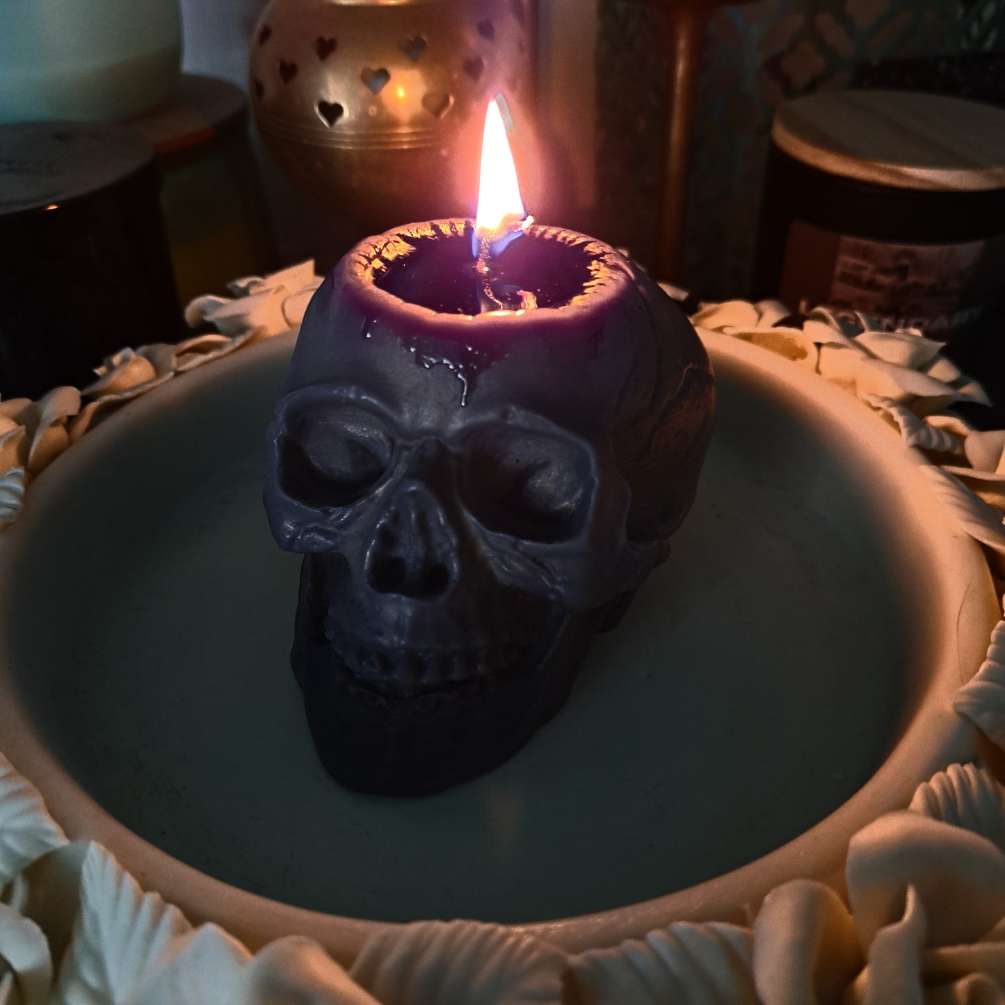Freestanding 10oz Skull Soy Blend Candle